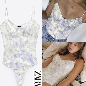 Zara Tie Dye Bodysuit NWT Size XS
